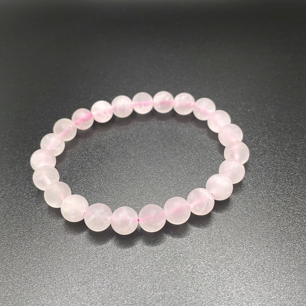 Rose quartz bracelet (matte)